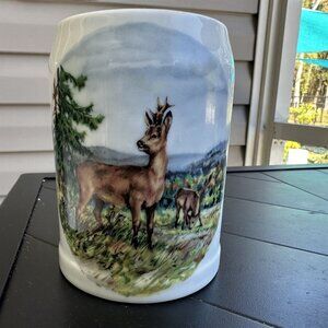 ROYAL PORCELAIN BAVARIA KPM BEER STEIN MUG MADE IN GERMANY DEER